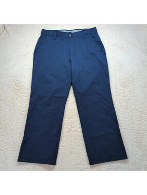Under Armour Golf Pants Men’s 32x28 Blue Performance Comfort Loose Fit